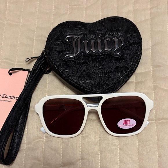 Juicy Couture Wristlet & Sunglasses - Picture 1 of 6